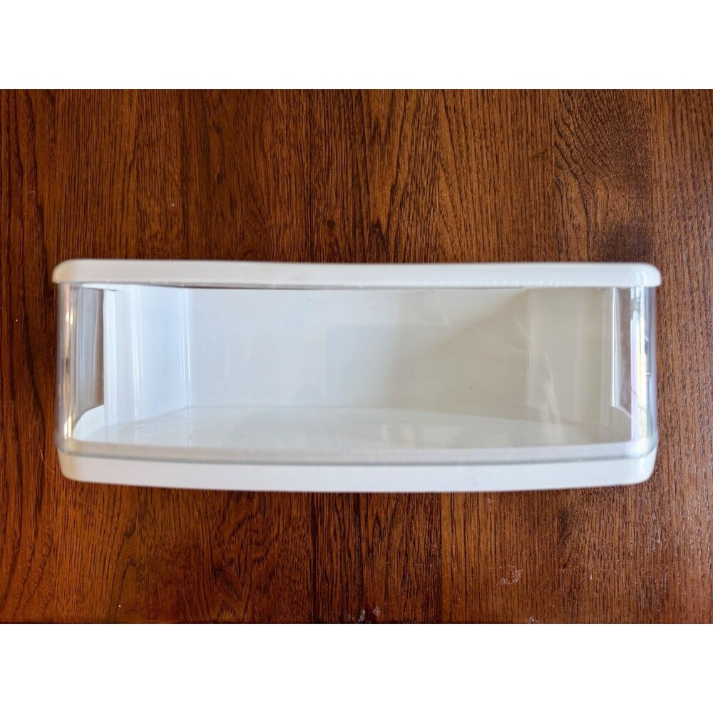GREAT COND. OEM LG Refrigerator Fridge White Door Shelf Bin Part MAN619485 #2